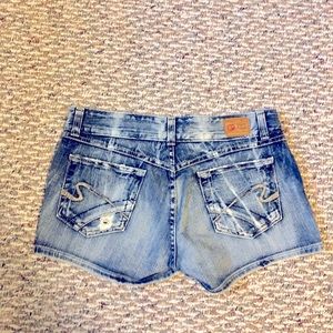 Denim shorts from The Buckle